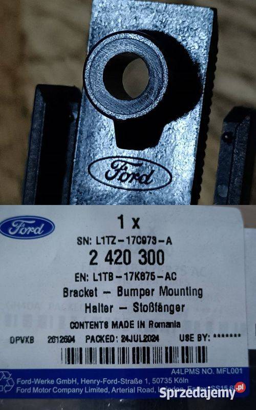 FORD PUMA MK2 19 ŚLIZG MOCOWANIE ZDERZAKA Pozostałe sprzedam