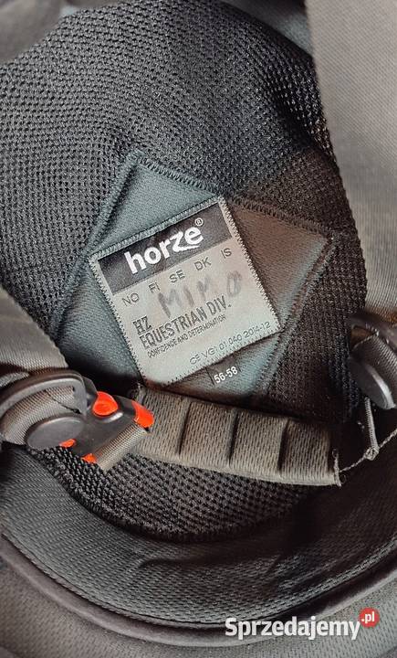 Kask jeździecki Horze Triton regulowany 5658 Jasień sprzedam