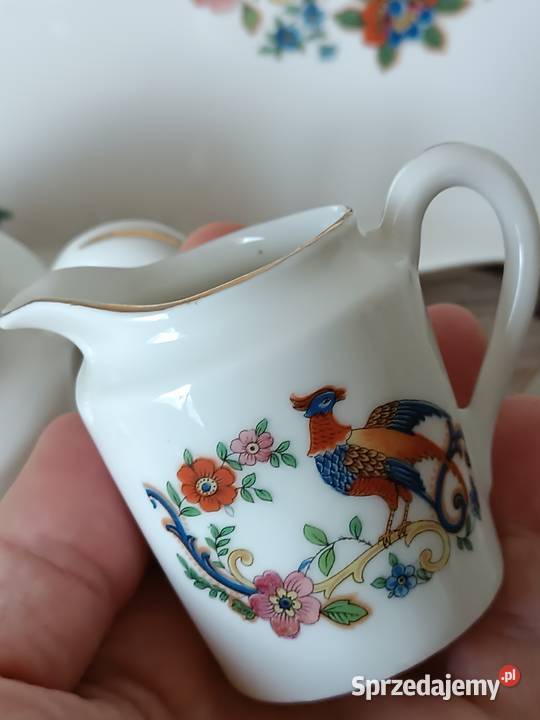 Stara sygnowana porcelana rajski ptak małopolskie Gorlice