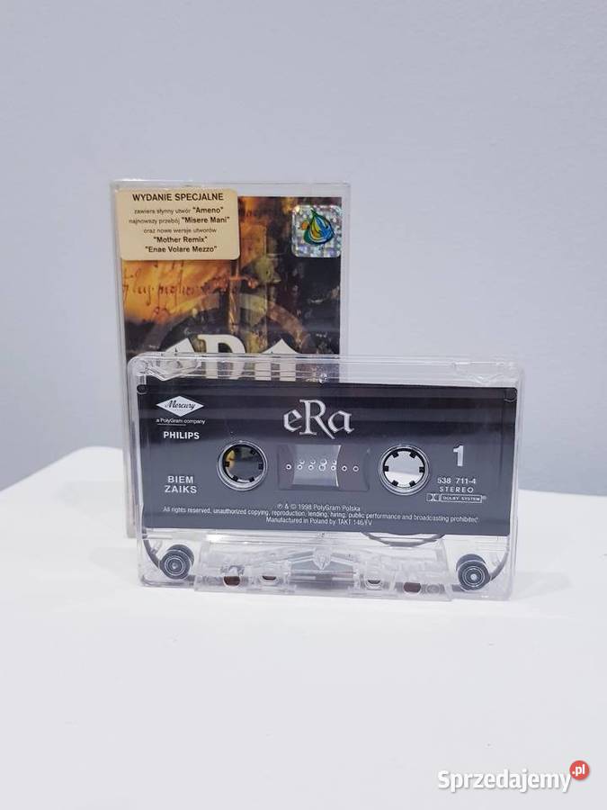 Kaseta magnetofonowa ERA Mercury 1996 kaseta