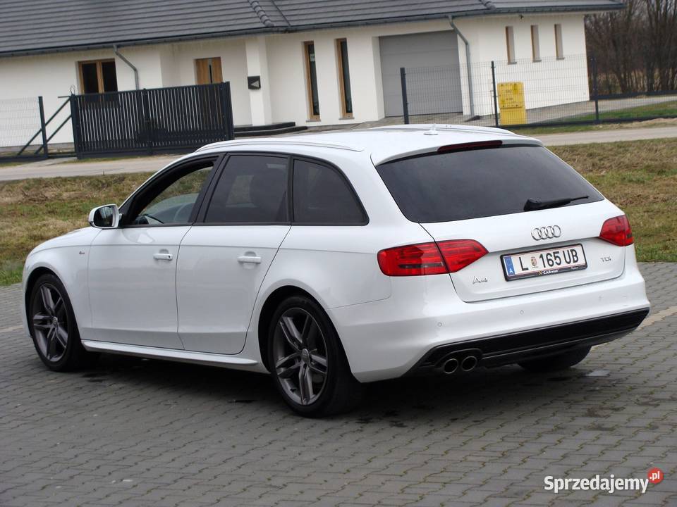 Audi a4 B8 20 TDI 143 manual 2x sline skora s nawigacja A4 mazowieckie