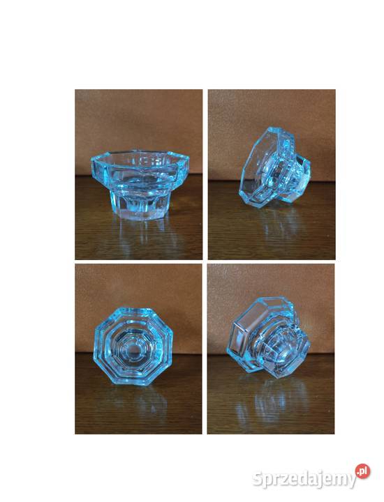 kryształowy świecznik fazowany cięty lśniący świętokrzyskie