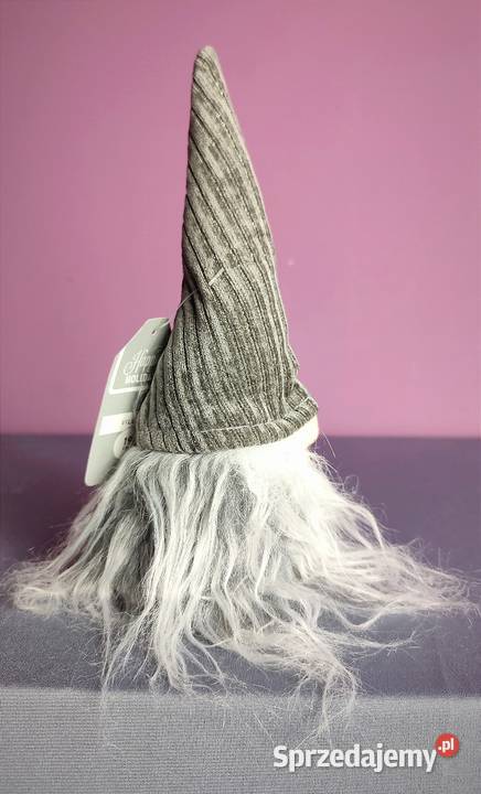 Skrzat świąteczny Krasnal Gnom Mikołaj ozdoba na małopolskie Jasień