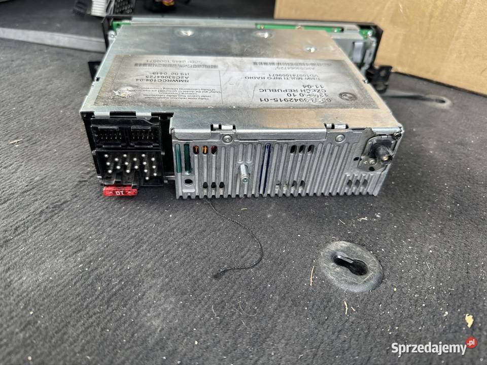 Radio BMW e46 Navigation system led białe Międzyrzec Podlaski