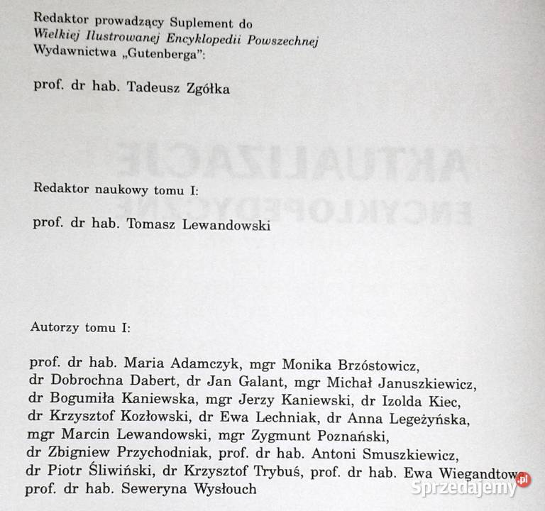 Aktualizacje Encyklopedyczne Literaturateatr Tom Chełm sprzedam