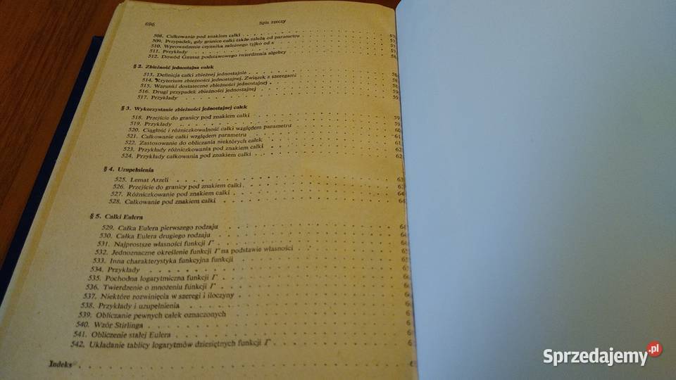 Rachunek różniczkowy i całkowy 2 Fichtenholz Rok wydania 1966 Gdańsk sprzedam