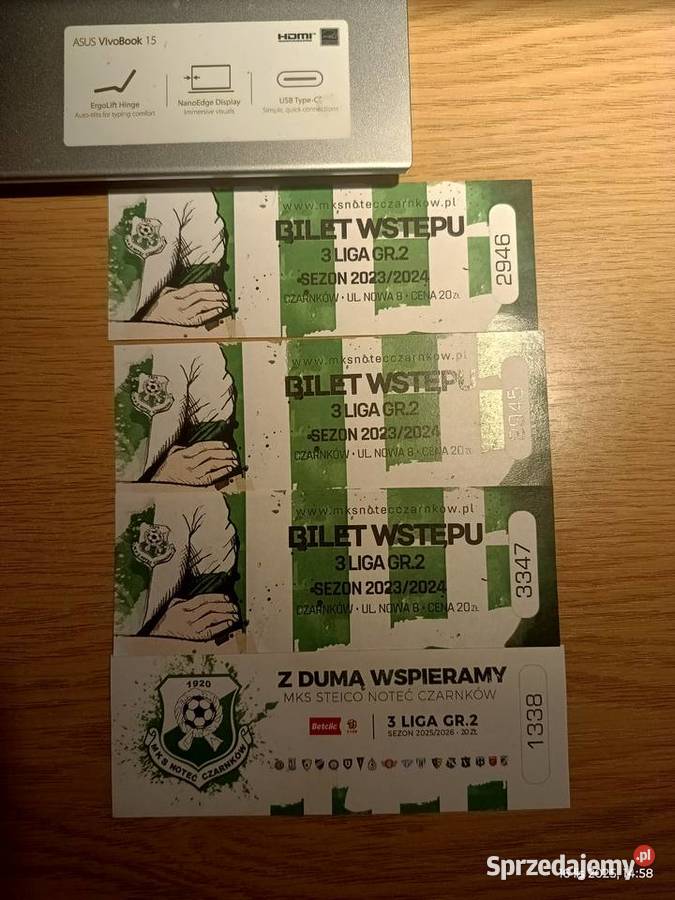 Piłkarskie bilety kolekcjonerskie