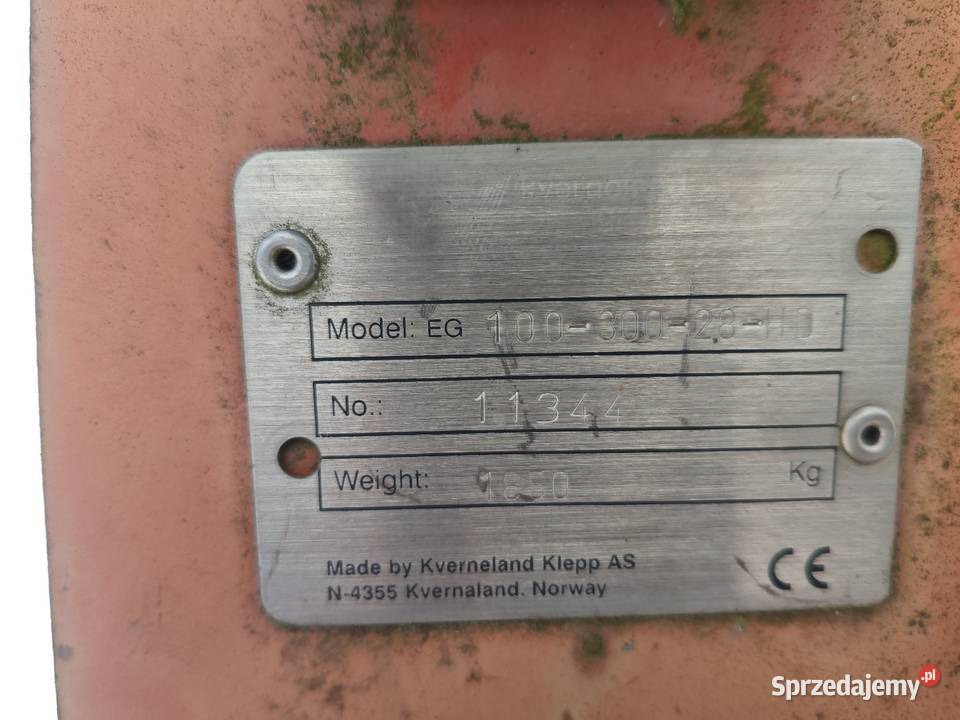 Pług obrotowy Kverneland EG100 4 skibowy Pługi