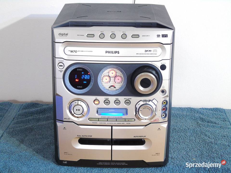 Wieża Philips FWM70 CD AUX RDS magnetofon sprzedam