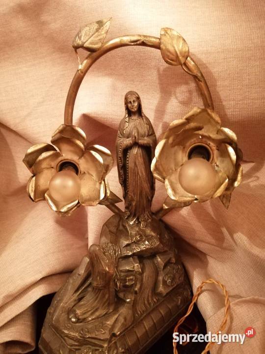 Lampka z Matką Boską antyk Warszawa