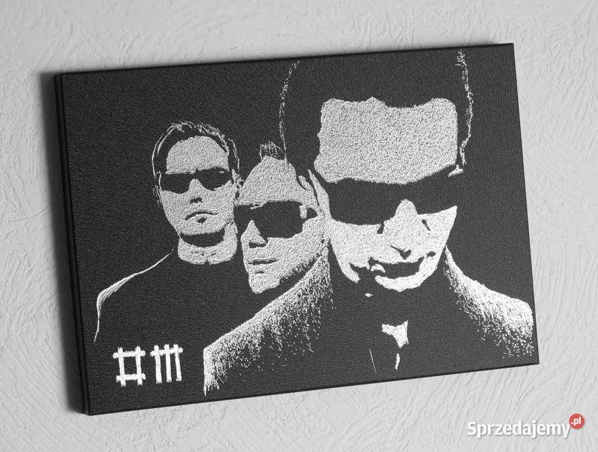 Depeche Mode Oryginalny obraz na ścianę Grawerka