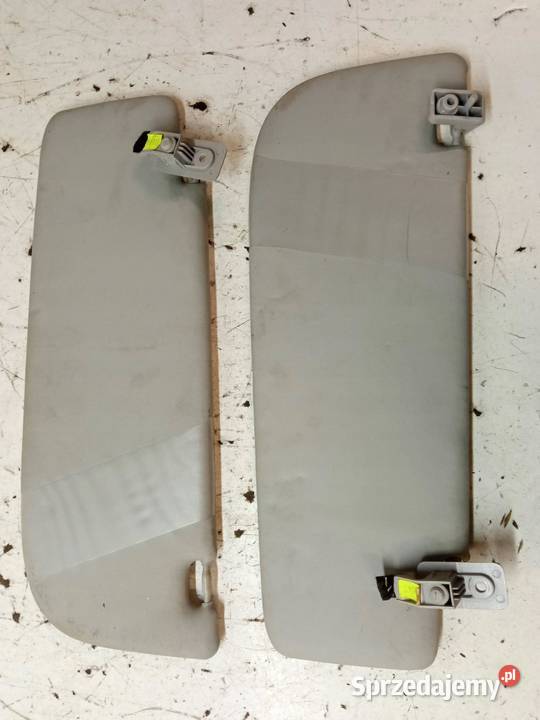 DASZKI PRZECIWSŁONECZNE PRAWY LEWY OSŁONA KPL sprzedam