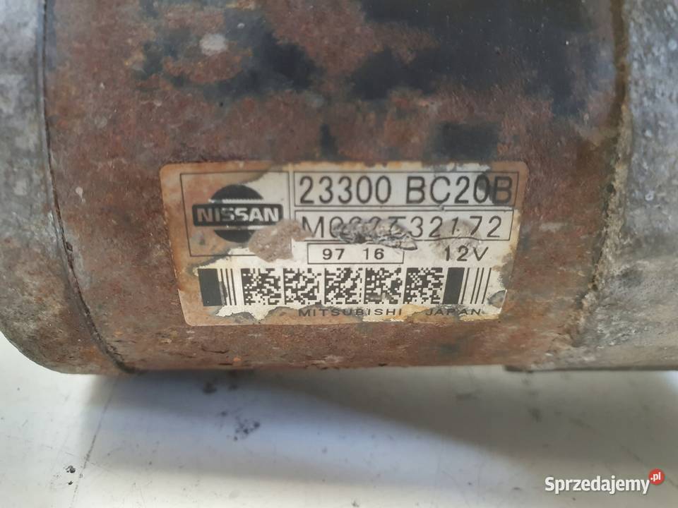 ROZRUSZNIK Nissan Qashqai J10 16 16V ROZRUSZNIK osobowe Rudka