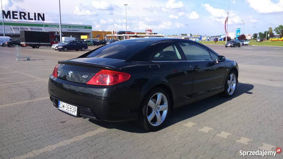 Peugeot 407 27 HDI 204 Automat Idealny stan 204KM 407 Wrocław