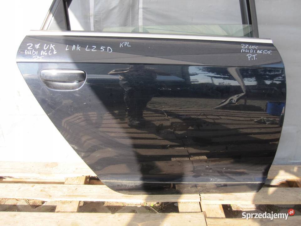 AUDI A6 C6 07r drzwi prawe tył kompletne Drzwi sprzedam