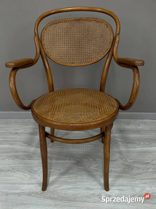 PIĘKNY FOTEL thonet Josef Jaworek 1900 Łódź