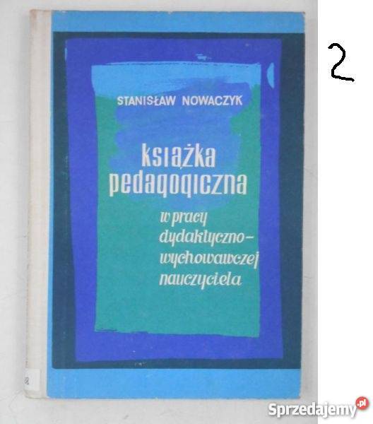 Książka pedagogiczna Stanisław Nowaczyk fa Goleniów