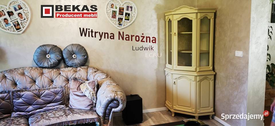 Waniliowy Narożnik Ludwik 70 bez Szprosów ECRU Włocławek