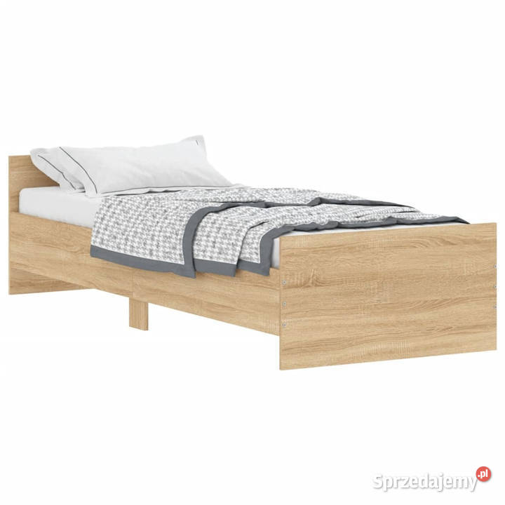 Łóżko bez materaca dąb sonoma 75x190 WM835948 Warszawa