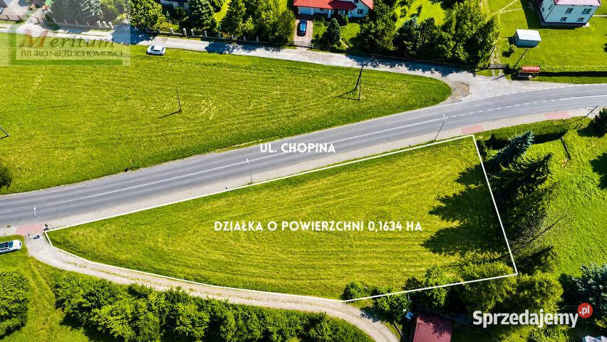 sprzedaży działki Krosno 1634m2 sprzedam