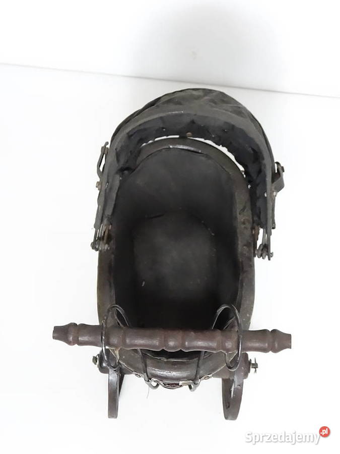 Rzadki Antykowy Wózek Kolekcjonerski Rzemiosło lubelskie Biłgoraj