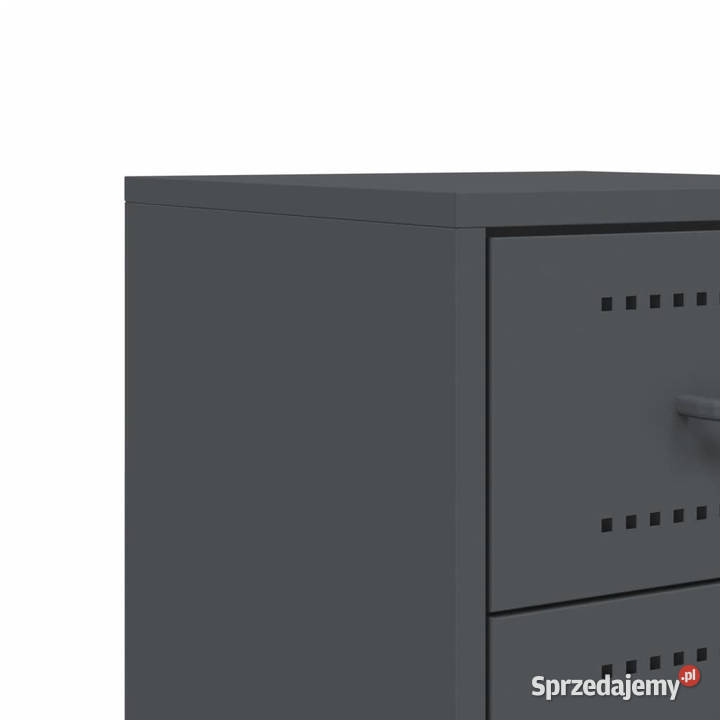Szafka nocna antracytowa 36x39x605 stal WM846462 Nocne