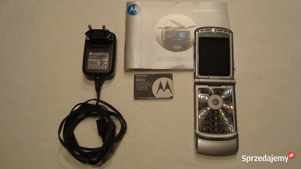 Telefon komórkowy Motorola V3 4 MB srebrny mazowieckie Warszawa