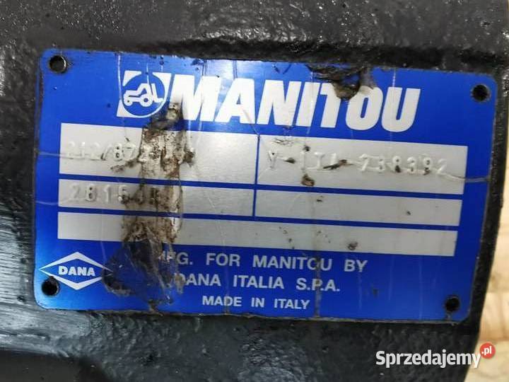 Przekładnia główna 11X35 Manitou MLT 741 Wilkowo