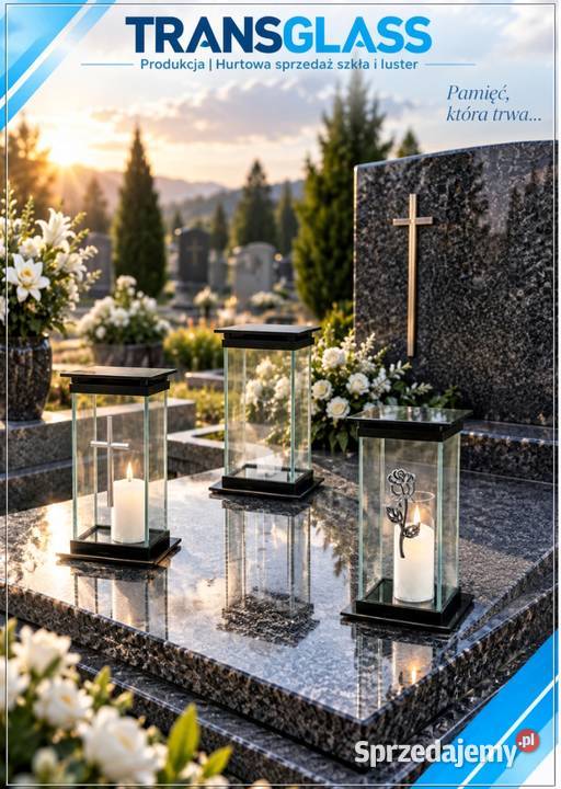 znicze szklane seria G1C B2B Transglass śląskie Dąbrowa Górnicza sprzedam