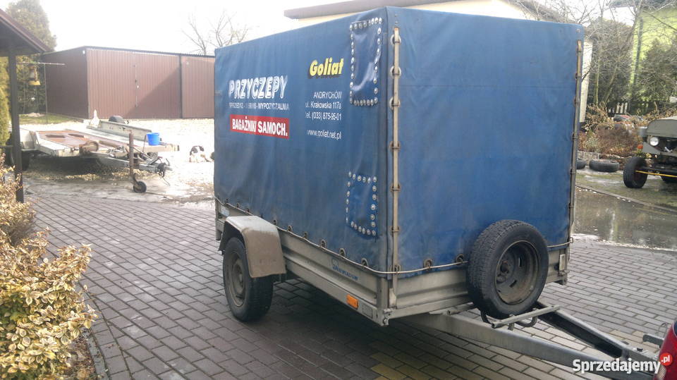 Przyczepa Niewiadów 750 Zarej w 240x125x140 Przyczepy i naczepy Wodzisław sprzedam