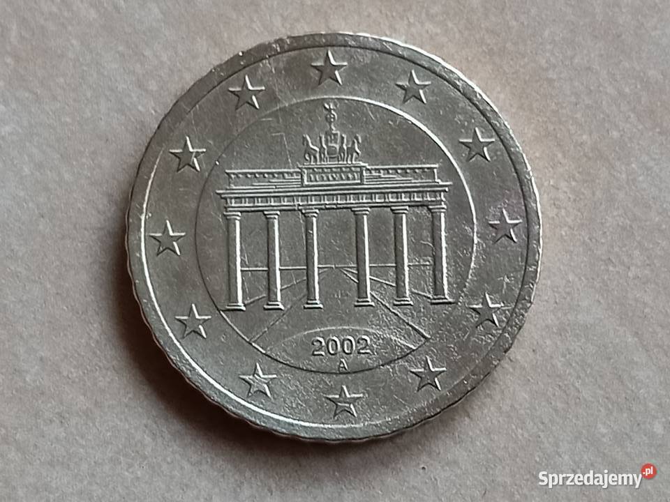 Moneta 50 Euro Cent 2002 A wielkopolskie Bukownica sprzedam