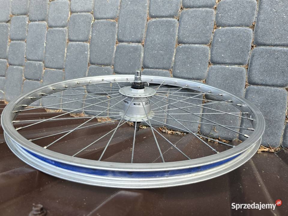 Koło aluminiowe rowerowe 24 cale z dynamem Czarna Woda sprzedam