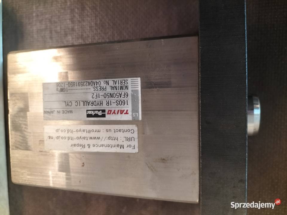 Siiłownik hydrauliczny TAYO PARKER kujawsko-pomorskie Toruń