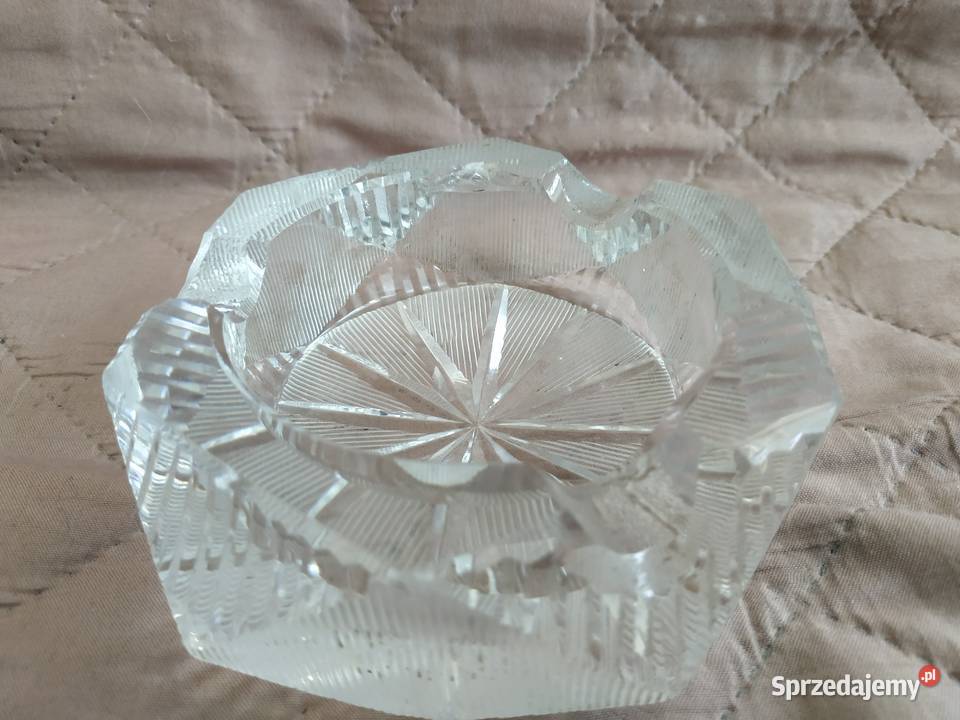 Miseczki kryształy PRL popielniczka Rzeszów sprzedam