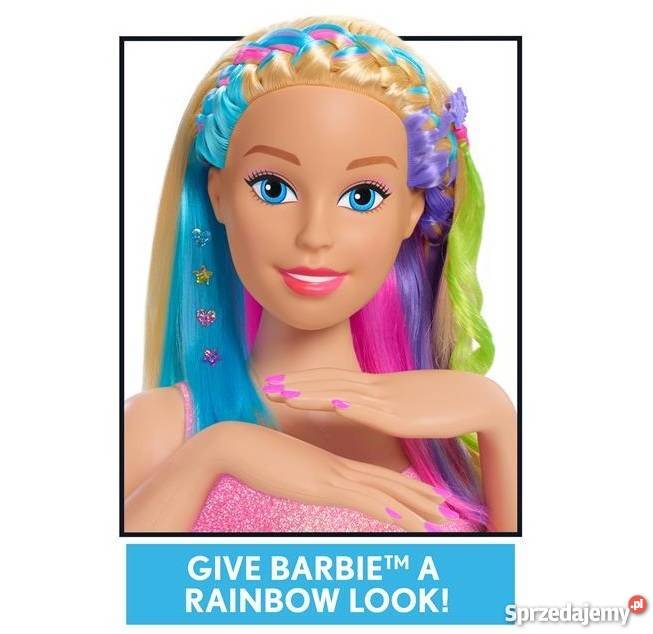 Barbie Deluxe głowa do Stylizacji Czesania Dla Dziecka Mogilany sprzedam
