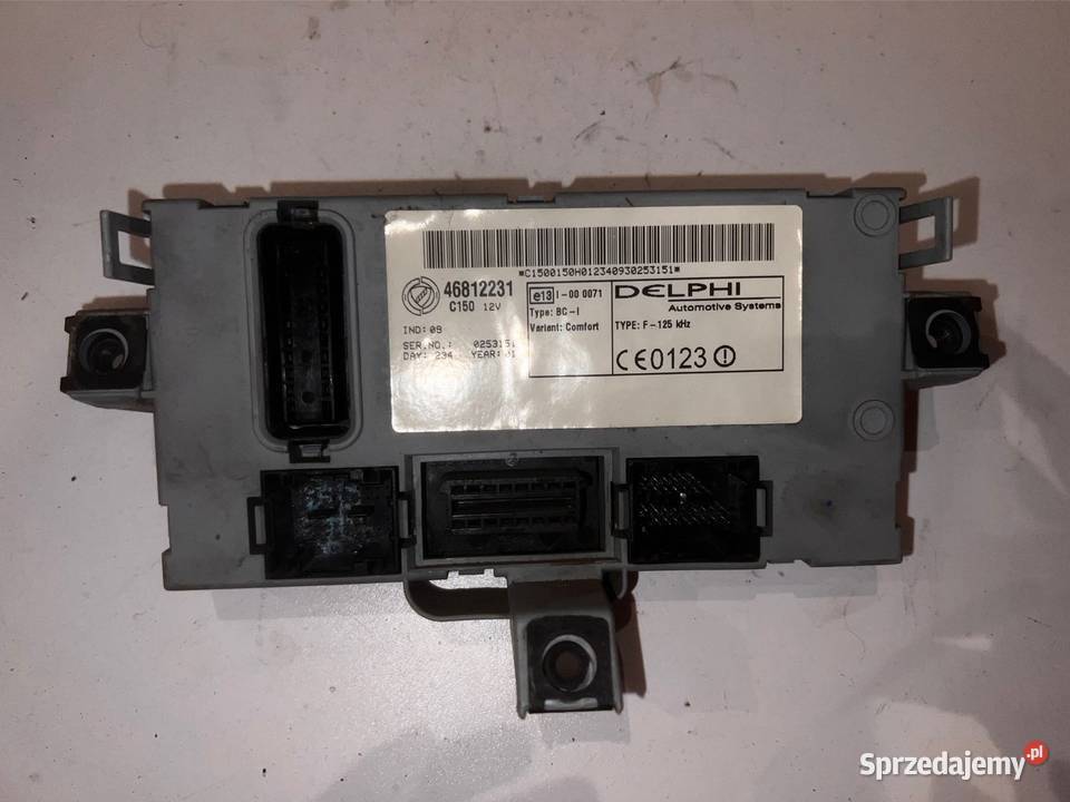 Sterownik BSI Fiat 46812231 Delphi 18332 Ostrów Wielkopolski sprzedam