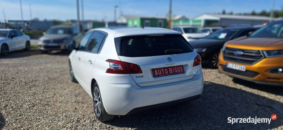Peugeot 308 Ledy xsenon navi panorama biała 308 Motoryzacja Lębork sprzedam