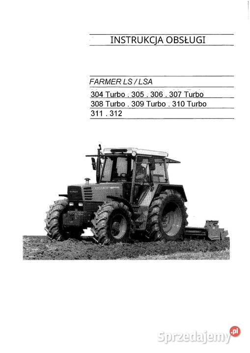 Instrukcja obsługi FARMER LS LSA 19911992r Szamotuły sprzedam