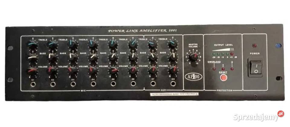 WZMACNIACZ TONSIL POWER LINE AMPLIFIER AP 100 Wzmacniacze i pokrewne zachodniopomorskie Kołobrzeg sprzedam