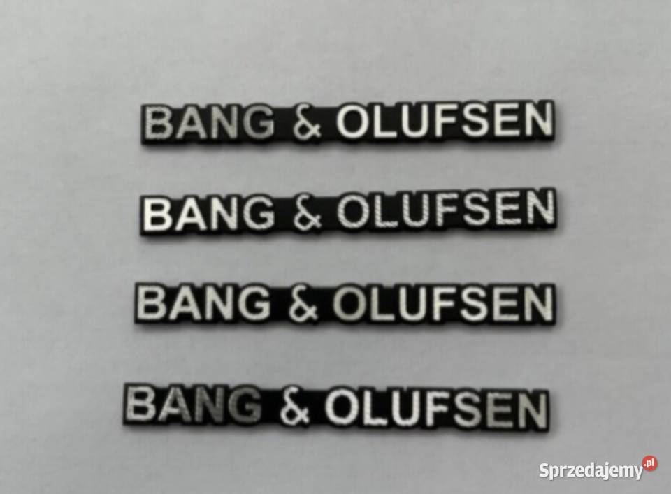 NOWY znaczek BANG OLUFSEN emblemat przyklejany Pozostałe Zamość