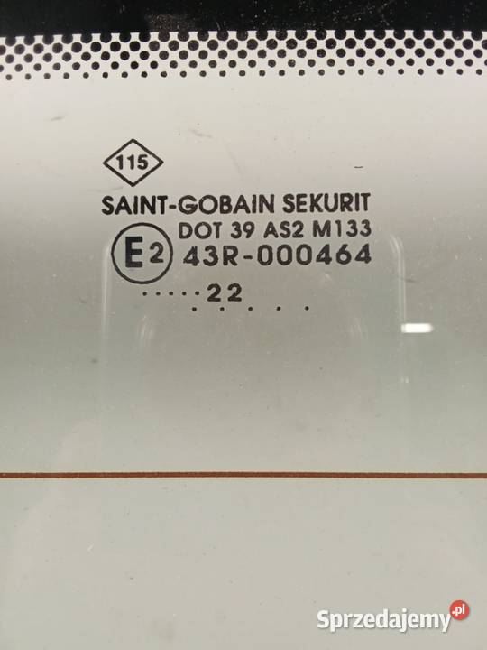 Szyba Tylna Ogrzewana Zielona Renault Trafic 14 sprzedam