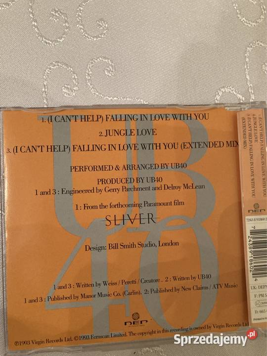 Płyta CD Single UB40 I Cant Help Falling In Love Czerwionka-Leszczyny