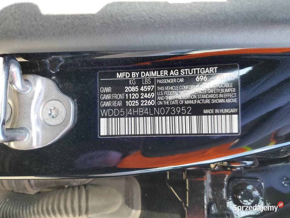 2019 MERCEDESBENZ CLA 250 4MATIC automatyczna Częstochowa