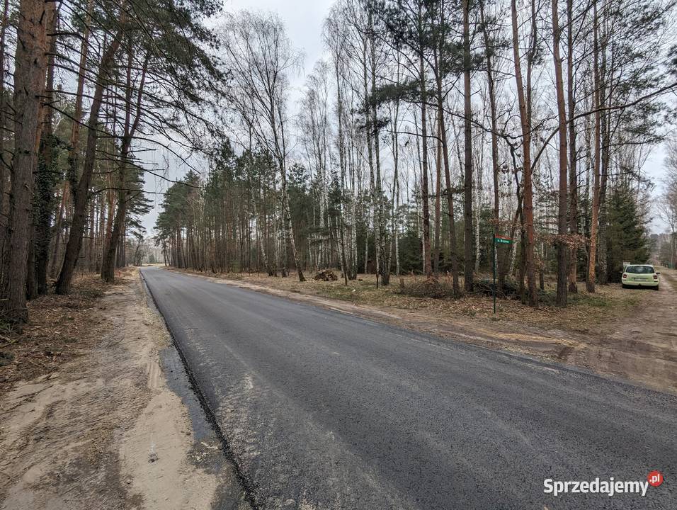 Działka budowlana Łodzi w sercu lasu 1207m2 Dobków