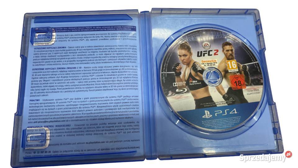 Gra na konsolę PlayStation 4 EA Sports UFC 2 Gry komputerowe i konsolowe Łódź