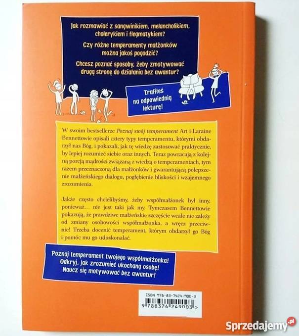 TEMPERAMENT JAKIM BÓG OBDARZYŁ TWOJEGO Wrocław sprzedam