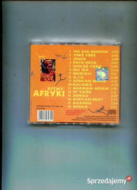 Rytmy Świata Rytmy Afryki CD Szczecin sprzedam