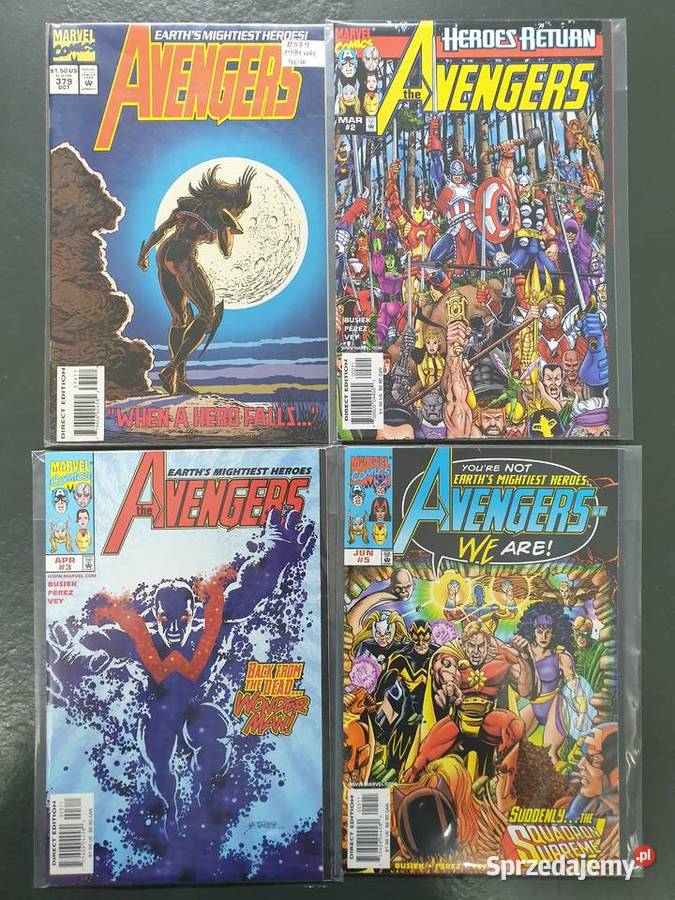 The Avengers kolekcja 30 oryginalnych komiksów Komiksy Gdynia