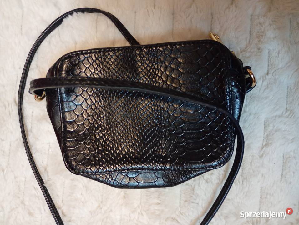 ASOS Czarna torebka wieczorowa z Londynu Kraków