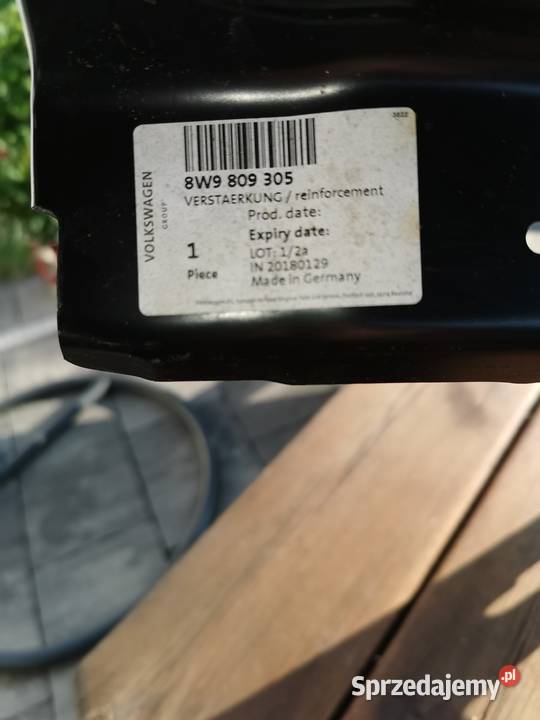 20172023 Audi A4 allroad Wzmocnienie błotnika ty Luzino